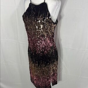 Venus Sequin Ombre Dress Size Medium